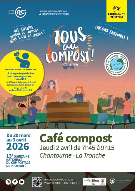 Café compost au bâtiment Chantourne – GRENOBLE ALPES METROPOLE