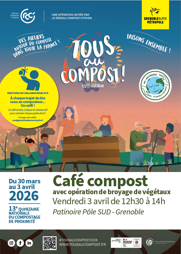 Café compost à la patinoire Polesud – GRENOBLE ALPES METROPOLE