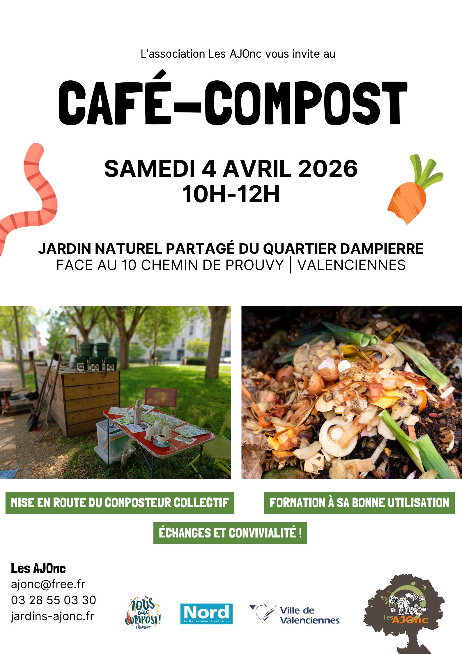 Café Compost – Jardin Dampierre, Valenciennes